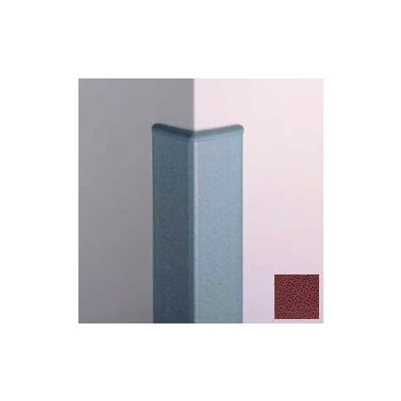 Pawling Surface Mounted Corner Guard 90Deg, 3'' Wings, 8'H W/Caps, Cordovan CG-10R-8-380